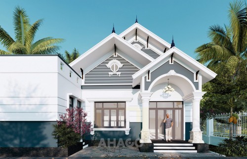 Bản Vẽ Thiết Kế Mẫu Nhà 2 Tầng Kinh Doanh Đẹp
