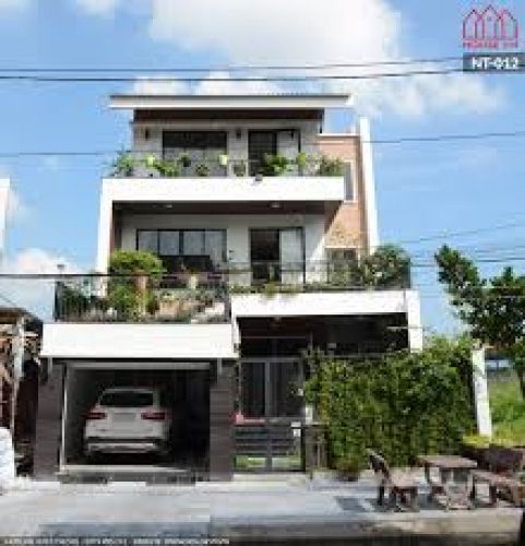 bản vẽ thiết kế nhà ống có mái bằng quận Hồng Bàng