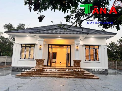 bản vẽ thiết kế nhà biệt thự quận kiến an