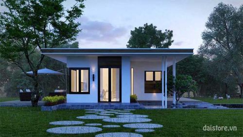 Bản Vẽ Thiết Kế Nhà Cấp 4 Có 5 Phòng Ngủ chí linh