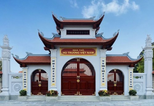 bản vẽ thiết kế nhà thờ họ 