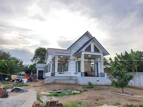 bản vẽ thiết kế nhà ống 3 tầng mái bằng huyện Cát Hải