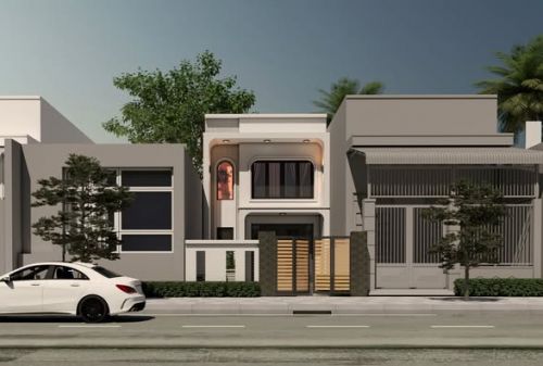 Bản Vẽ Thiết Kế Nhà Cấp 4 Có Sân Vườn Đẹp kinh môn