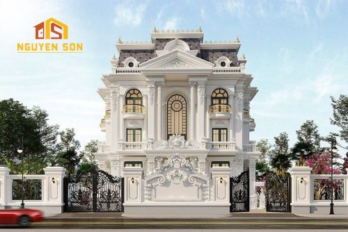 bản vẽ thiết kế nhà biệt thự tại quận an dương