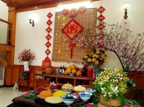 văn khăn tết nguyên đán cổ truyền mới