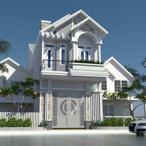 bản vẽ thiết kế nhà cấp 4 có gác lửng huyện Vĩnh Bảo