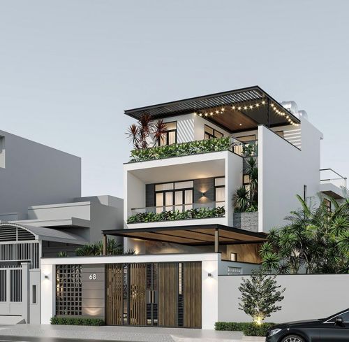 Bản Vẽ Thiết Kế Nhà Ống Cổ Điển Lê Chân