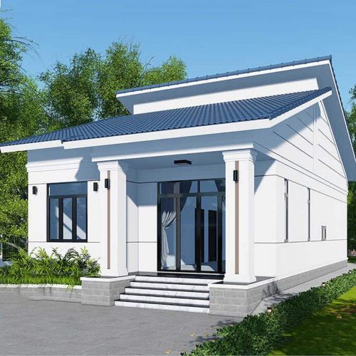 Bản vẽ thiết kế nhà vuông mái quận An Dương