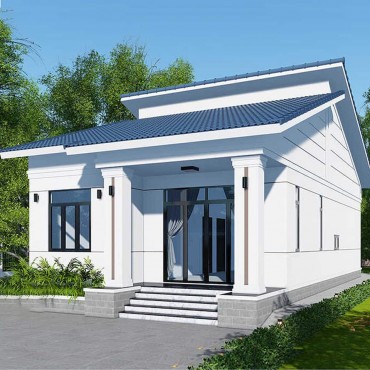 bản vẽ thiết kế nhà cấp 4 có gác lửng