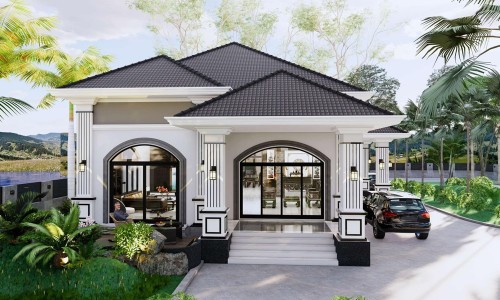 Bản Vẽ Thiết Kế Nhà Kinh Doanh 2 Tầng Đẹp
