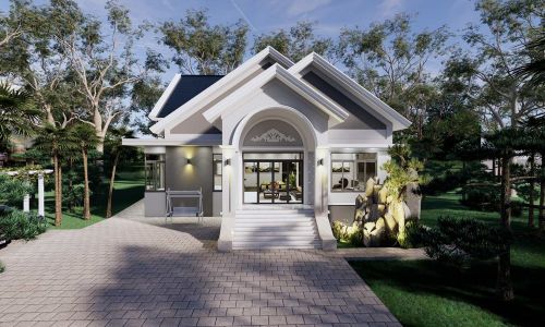 thiết kế nhà biệt thự quận kiến an