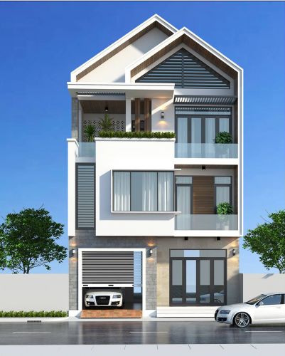 bản vẽ thiết kế biệt thự có sân vườn quận Đồ Sơn