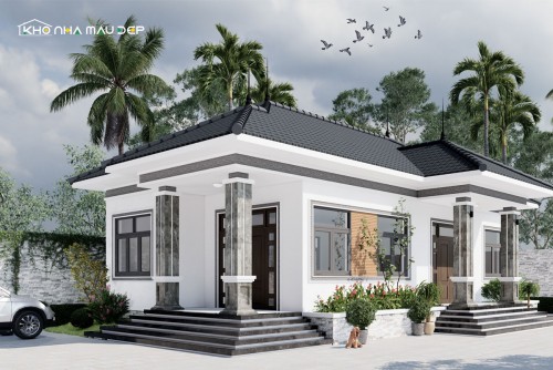 Mẫu Nhà 2 Tầng Kinh Doanh Đẹp