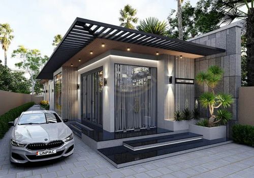 Bản Vẽ Thiết Kế Nhà Vuông Mái Thái Cổ lê chân 