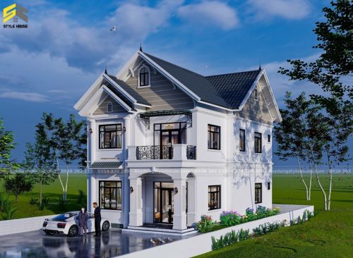 bản vẽ thiết kế nhà cấp 4 có 4 phòng ngủ mao điền