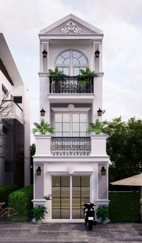 Bản Vẽ Thiết Kế Nhà Vuông 2 Tầng kim thành