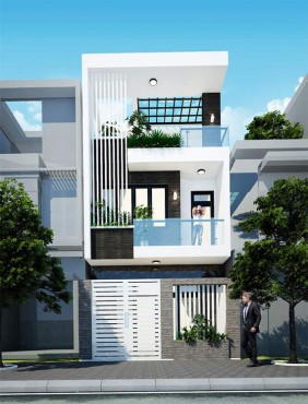 mẫu nhà cấp 4 mái thái hiện đại