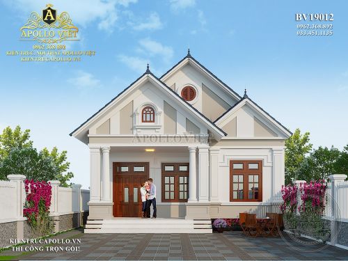 Bản Vẽ Thiết Kế Nhà Biệt Thự Mái Thái Nhật hải an