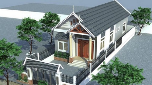 Mẫu Nhà Cấp 4 Vừa Ở Vừa Kinh Doanh Đẹp