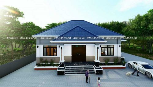 Thiết Kế Nhà Vuông Hiện Đại an lão