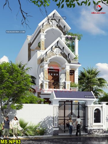 Bản Vẽ Thiết Kế Nhà Vuông Mái Bằng Đẹp hải dương