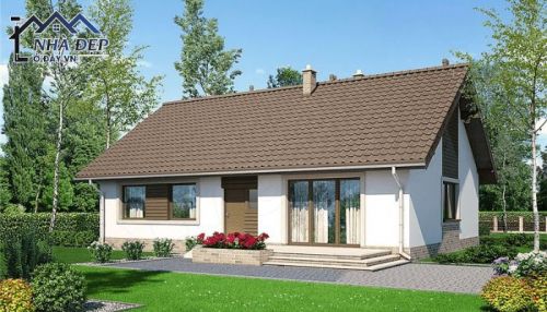 bản vẽ thiết kế nhà cấp 4 mái thái 2 mặt tiền ninh giang