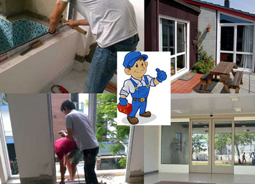 sửa chữa cửa nhôm kính tại khu công nghiệp Tràng Duệ