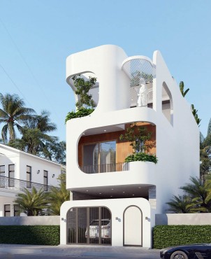 Thiết Kế Nhà Ống Có Sân Vườn