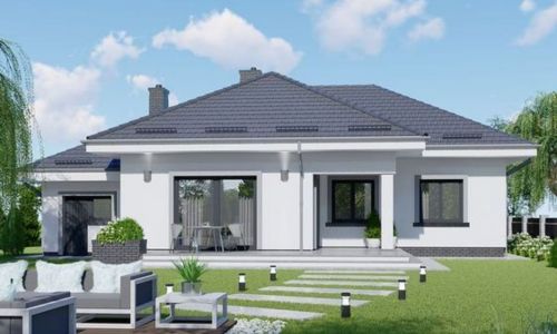 Bản Vẽ Thiết Kế Nhà Vuông Mái Thái Có Sân Vườn vĩnh bảo