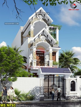 bản vẽ thiết kế nhà 4 tầng