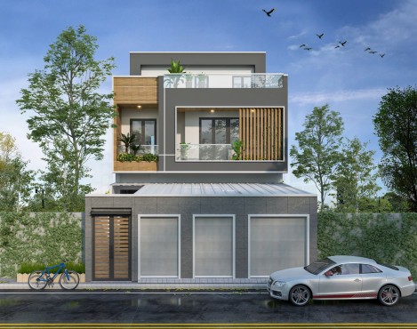 Bản Vẽ Thiết Kế Nhà Ống Mái Thái Cổ Điển