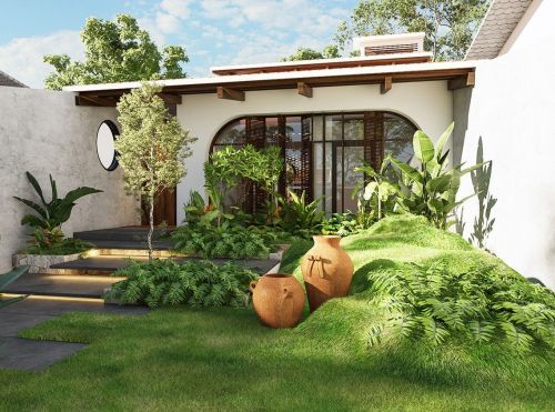 Bản vẽ thiết kế nhà ống mái bằng chí linh