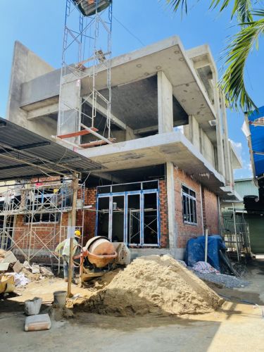 Bản Vẽ Thiết Kế Nhà Ống 2 Mặt Tiền 2 Tầng mao điền