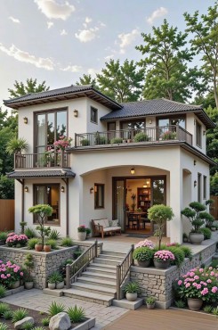 Bản Vẽ Thiết Kế Nhà Ống 2 Mặt Tiền lê chân