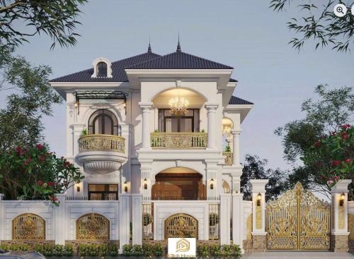 Bản Vẽ Thiết Kế Nhà Theo Phong Cổ Điển ninh giang