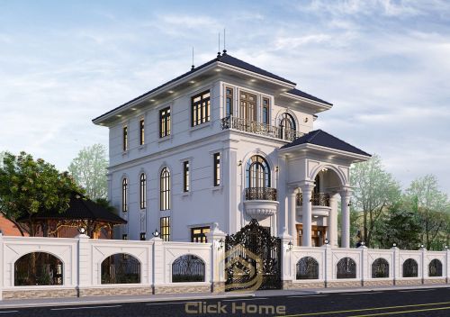 Bản Vẽ Thiết Kế Nhà Ống mái thái 2 Mặt Tiền hải dương