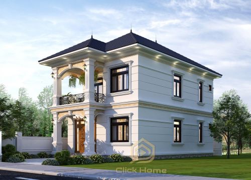 Bản Vẽ Thiết Kế Nhà Theo Phong Cổ Điển cẩm giàng