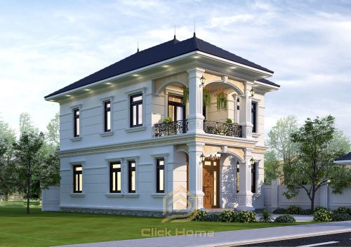 Bản Vẽ Thiết Kế Nhà Vuông Mái Thái Cấp 4 Đẹp thanh hà