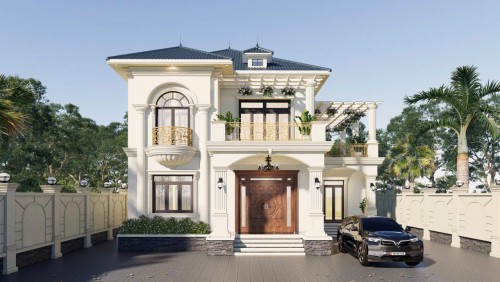 Bản Vẽ Thiết Kế Nhà Ống Mái Bằng