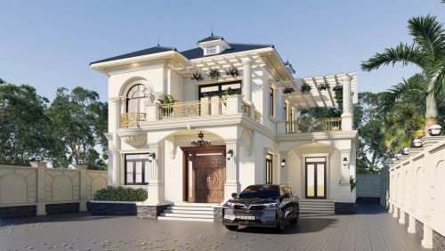 Bản Vẽ Thiết Kế Nhà Vuông Mái Thái Hiện Đại Đẹp